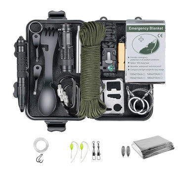 All-in-One Tactical Survival Kit for Outdoors